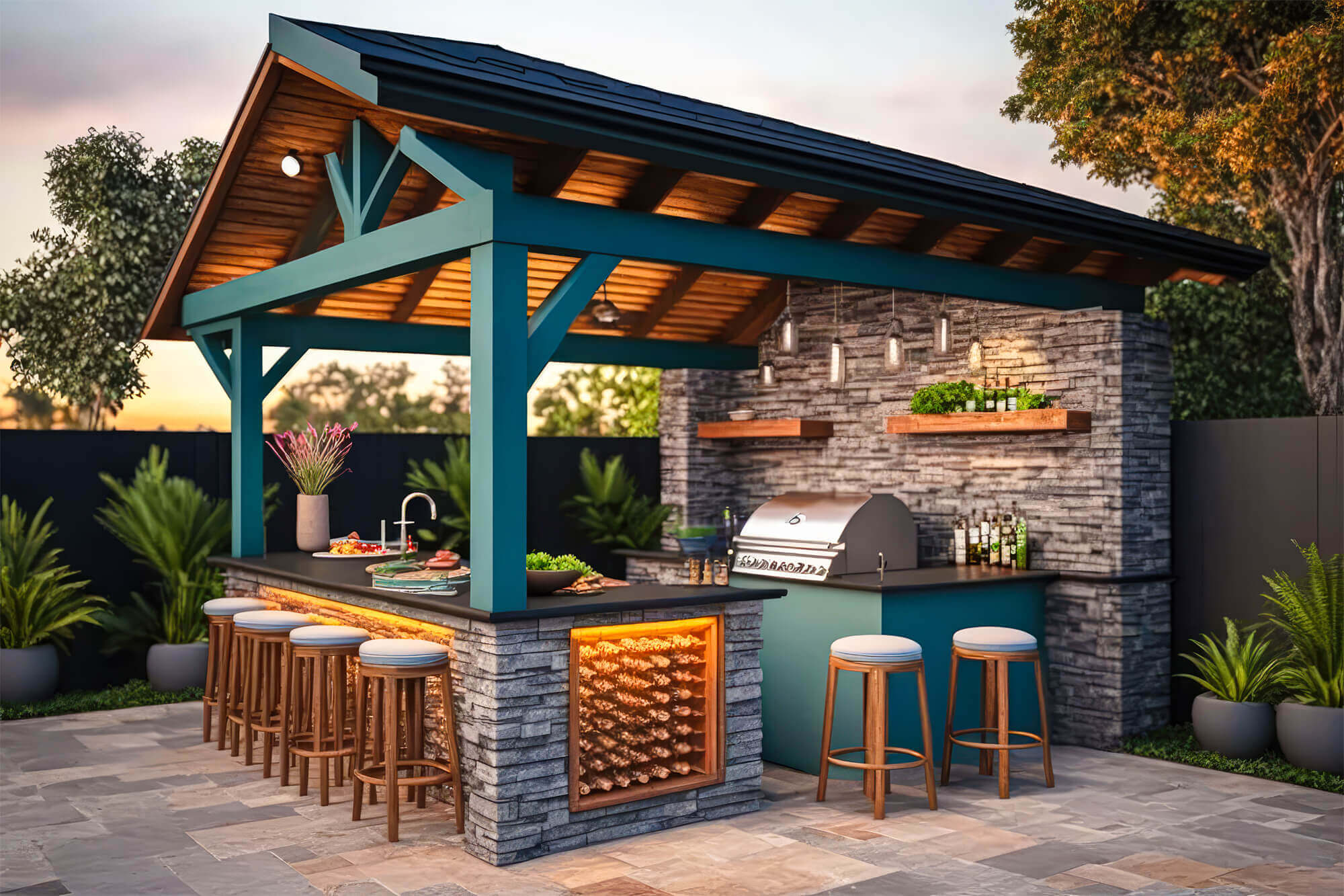 Outdoor kitchen